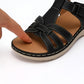Orthopedic Sandals for Women with Contoured Insole and Adjustable Straps