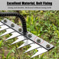 Garden Weeding Rake with Carbon Steel Head and Soft Grip, 5-8 Tooth Options