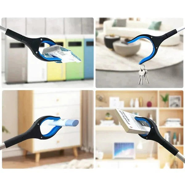 Foldable Grabber Tool with 360 Degree Swivel Head and Ergonomic Grip