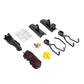 Bike Hoist Pulley System with Coated Hooks and Safety Strap, 132 lb Capacity