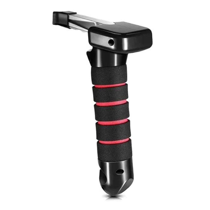 Car Door Assist Handle with Window Breaker and Seatbelt Cutter, 330lb Capacity