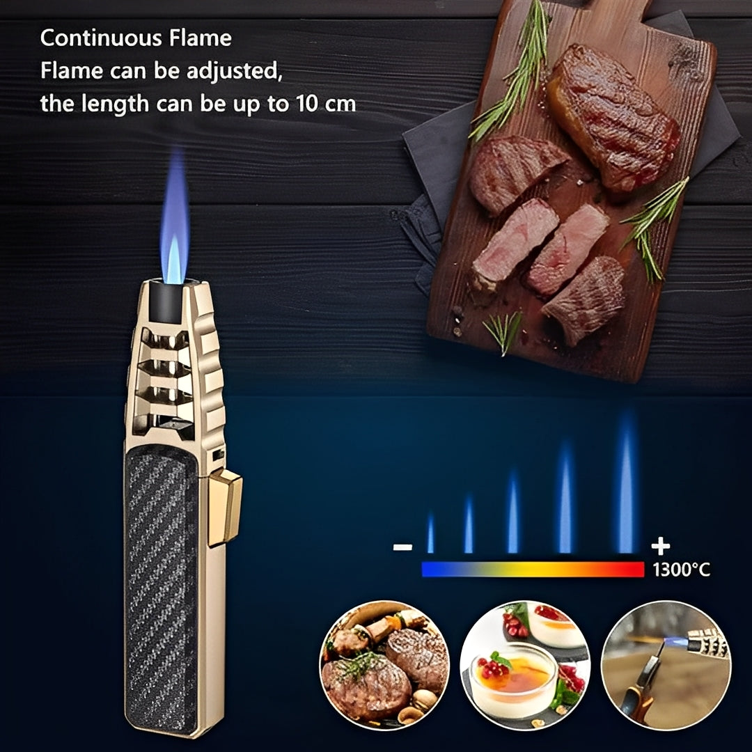 Windproof Torch Lighter Refillable for Outdoor Use