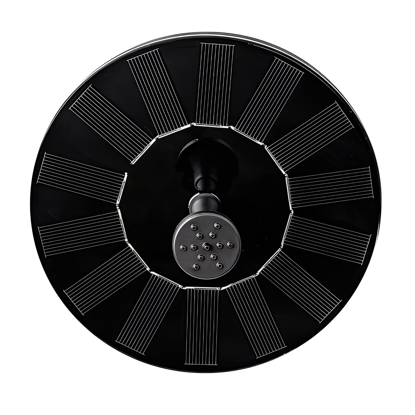 Solar Fountain Pump with Floating Design and Interchangeable Spray  Heads