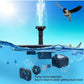 Solar Fountain Pump with Floating Design and Interchangeable Spray  Heads