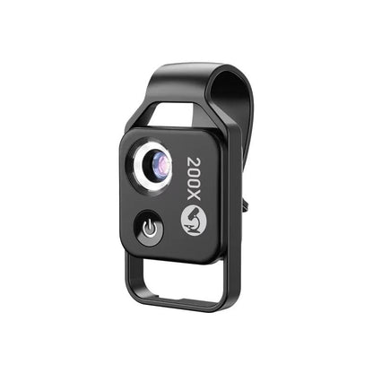 Smartphone Microscope Lens with 200X Magnification and Universal Clip