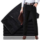Corduroy Straight-Leg Trousers for Year-Round Wear