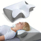 Professional Butterfly Shape Pillow with Armrests Ideal for Side and Back Sleepers with Specialized Cervical Support