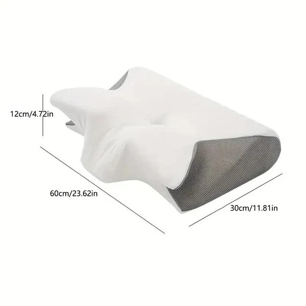 Professional Butterfly Shape Pillow with Armrests Ideal for Side and Back Sleepers with Specialized Cervical Support