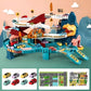 Dinosaur Race Track Playset with Eight Cars and Multi-Level Construction