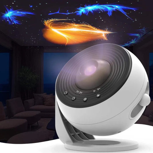 LED Film Disc Projector with 13 Space Discs and Silent 360  Rotation