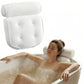 Ergonomic Bath Pillow with 6 Suction Cups and Mesh Surface for Head and Neck Support