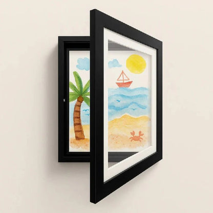 Magnetic A4 Display Frame with 150-Page Storage and Hand-Operated Latch