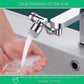Rotating Faucet Aerator with Dual Spray Modes and Flow Reducer, 1440 Degree Swivel