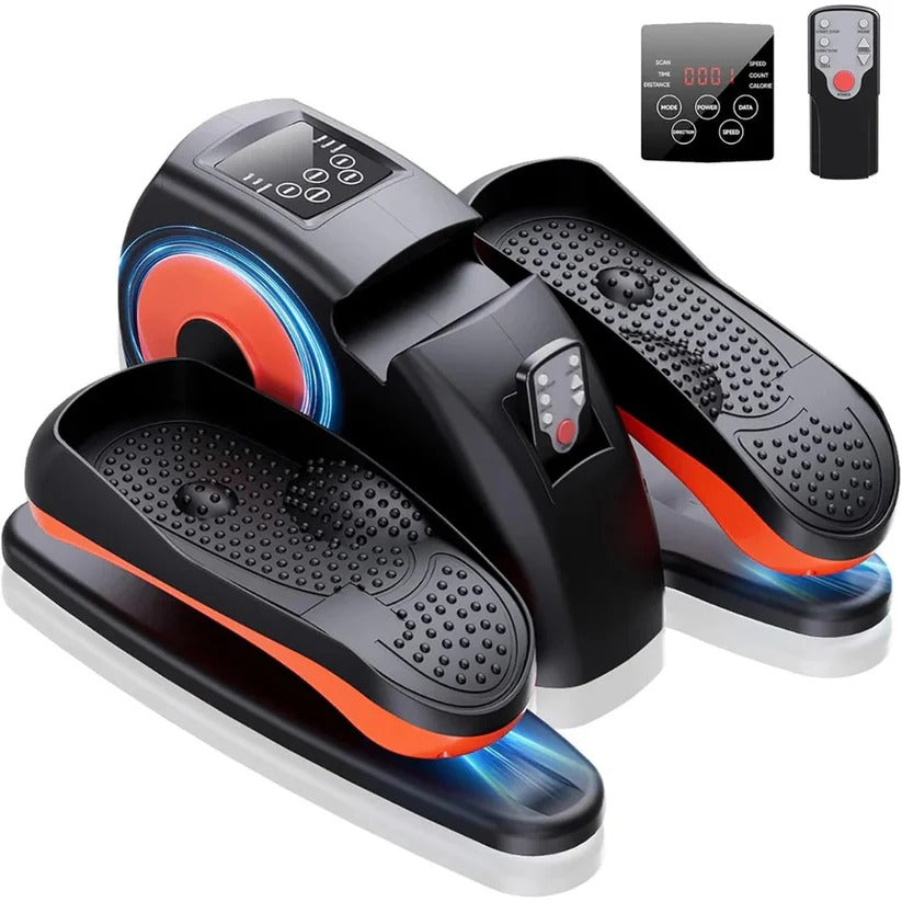 Under Desk Elliptical with Remote Control and LCD Display, 12 Speed Levels