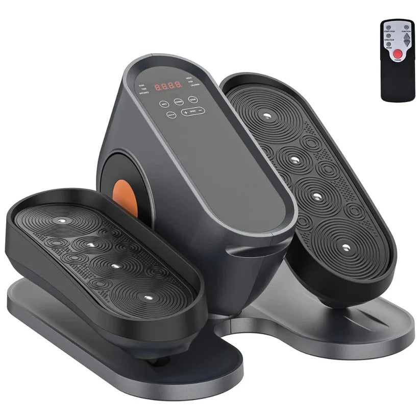 Under Desk Elliptical with Remote Control and LCD Display, 12 Speed Levels