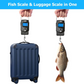 Dr.meter Fish Scale Luggage Scale Fishing Gear - 110lb Backlit LCD Display Digital Scale with Built-in Measuring Tape - Fishing Scale with 2 AAA Batteries, Pocket Size - Fishing Gifts for Men allveramart