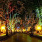 Cascading LED String Lights with Snowfall Effect and 144 Bulbs, 6.5 Feet