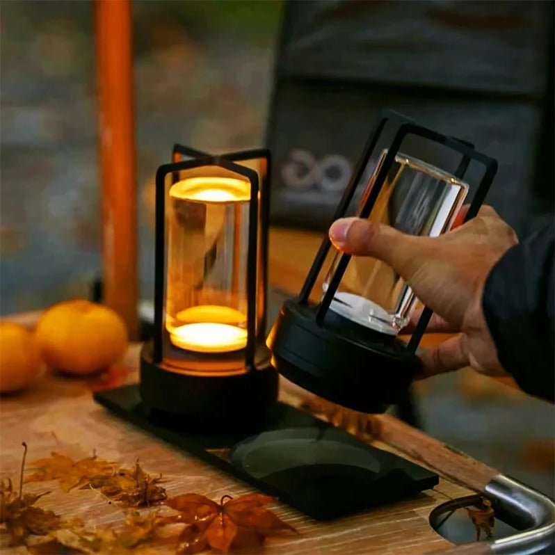 Rechargeable Table Lamp with Stepless Dimming and Adjustable Color Temperature