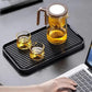 Water Separation Tea Brewing Teapot with Built-In Infuser and Precision Pour Spout