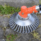 Steel Wire Trimmer Blade with Round Edge Design and 360-Degree Rotation for Grass Cutters