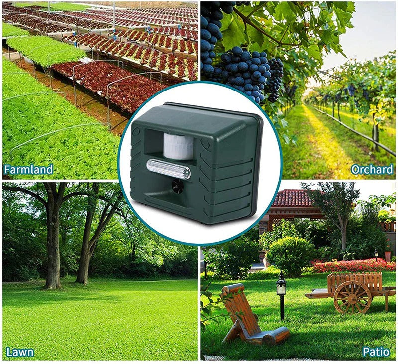 Ultrasonic Animal Repeller for Yard and Garden Protection
