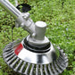 Steel Wire Trimmer Blade with Round Edge Design and 360-Degree Rotation for Grass Cutters