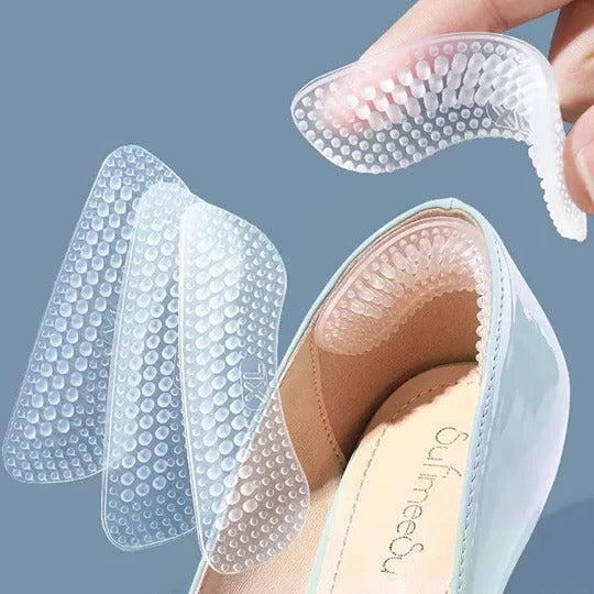 Heel Cushion Inserts for Improved Shoe Fit and Daily Walking Comfort