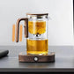 Water Separation Tea Brewing Teapot with Built-In Infuser and Precision Pour Spout