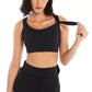 High Support Front-Zip Sports Bra for Active and Everyday Wear