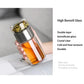 Double Layer Tea Infuser Bottle with Built-In Strainer