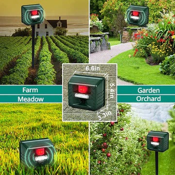 Ultrasonic Animal Repeller for Yard and Garden Protection