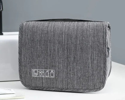 Hanging Travel Toiletry Organizer for Men with Multiple Compartments