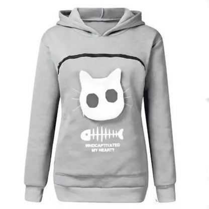 Pullover Hoodie with Front Carry Pouch for Holding Small Pets