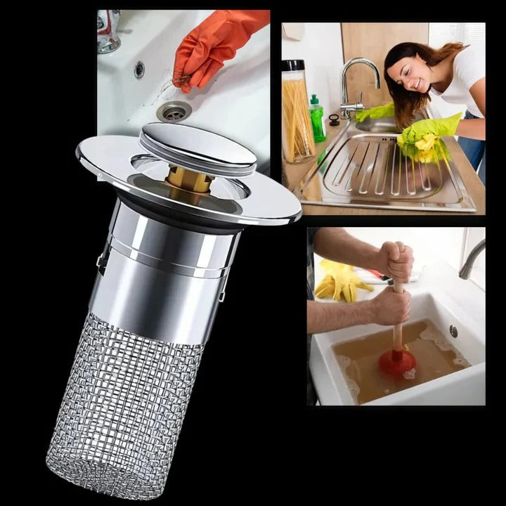 Odor-Isolation Pop-Up Sink Stopper for Air-Tight Drain Sealing