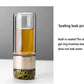 Double Layer Tea Infuser Bottle with Built-In Strainer