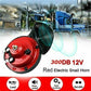 Loud Train Horn with Built-in Compressor and Universal Mounting