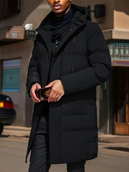 Long Winter Jacket for Men Designed for Cold Weather Daily Wear