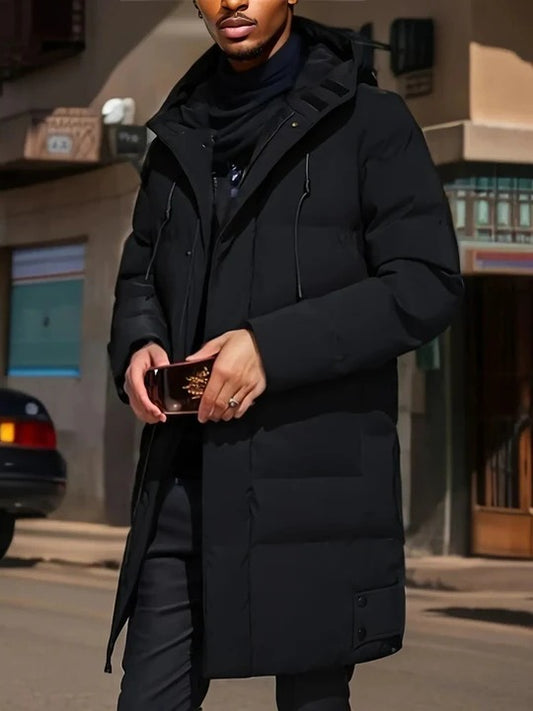 Long Winter Jacket for Men Designed for Cold Weather Daily Wear