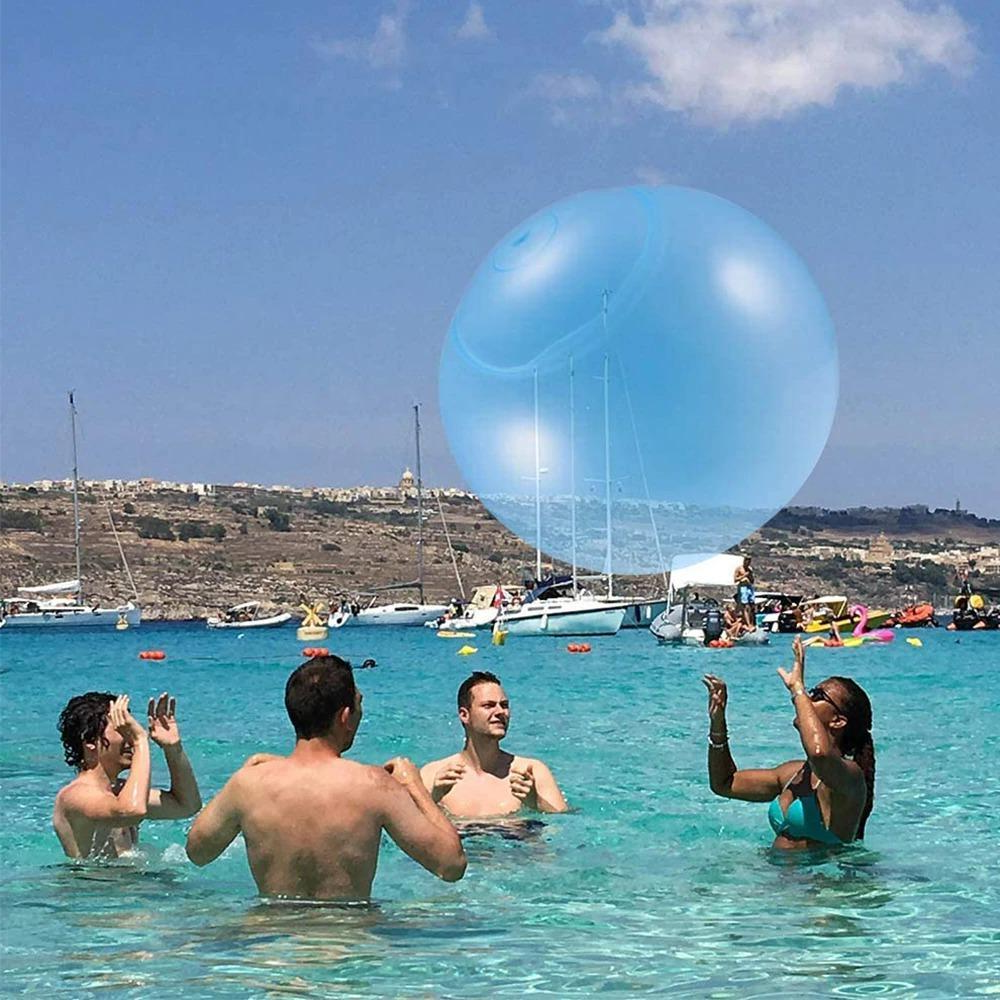Inflatable Bubble Ball with Air or Water Fill and Floating Design