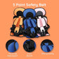 Child Protection Booster Cushion Seat with Integrated Safety Harness for Car Travel
