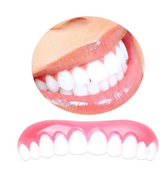 Artificial Teeth Cover for Temporary Cosmetic Smile Appearance Enhancement