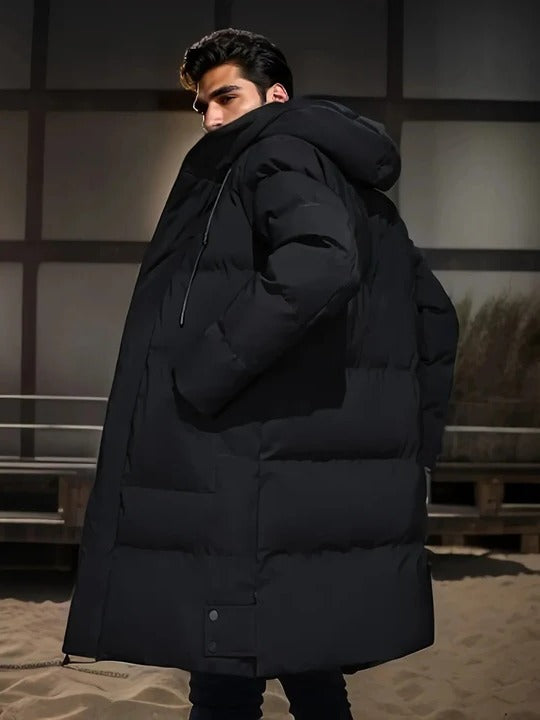 Long Winter Jacket for Men Designed for Cold Weather Daily Wear