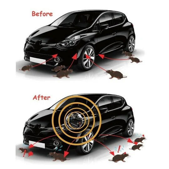 Ultrasonic Car Squirrel Repeller for Vehicle Protection and Rodent Deterrence