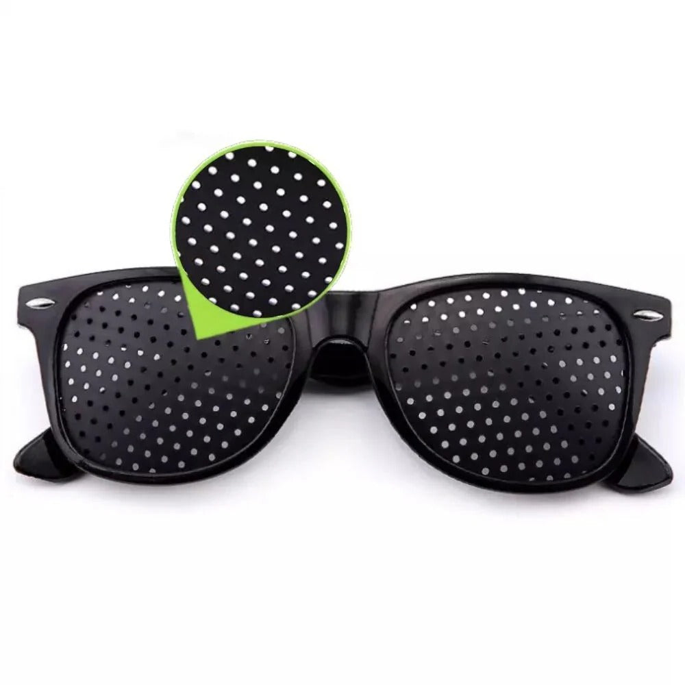 Corrective Pinhole Vision Training Glasses for Eye Strain Reduction and Focus Support