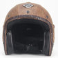 Retro Open Face Motorcycle Helmet With Detachable Goggle Mask for Riding Use