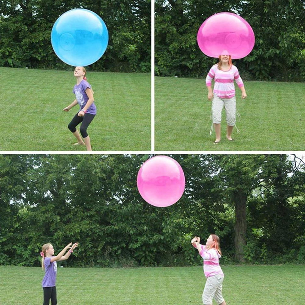 Inflatable Bubble Ball with Air or Water Fill and Floating Design