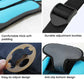 Child Protection Booster Cushion Seat with Integrated Safety Harness for Car Travel