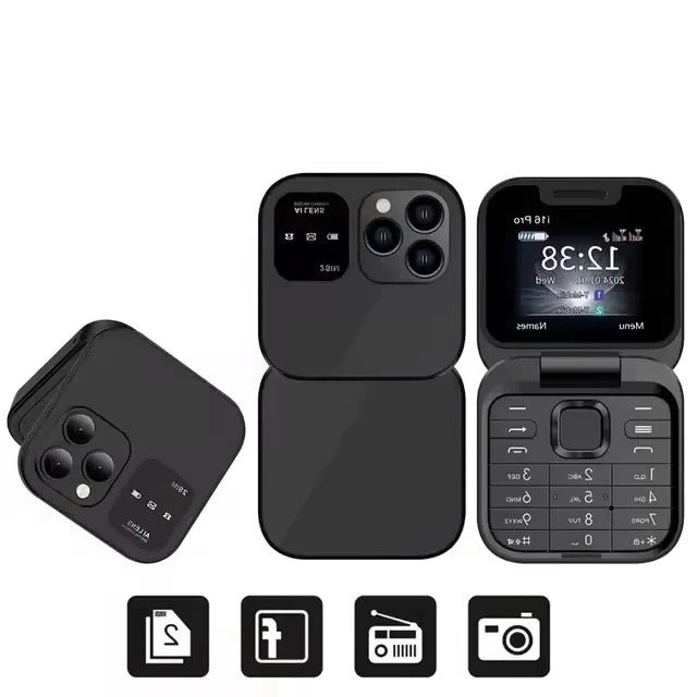 Large Screen Flip Phone for Seniors with Clear Sound and Simple Design