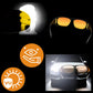 Polarized Night Driving Glasses with Extended Side Lenses and Orange Tint