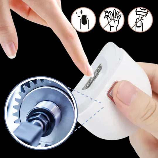 Electric Nail Clipper Dual Speed, Portable Nail Care Trimmer